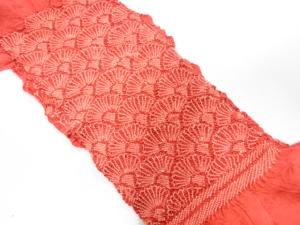 正絹　絞り　帯揚げ